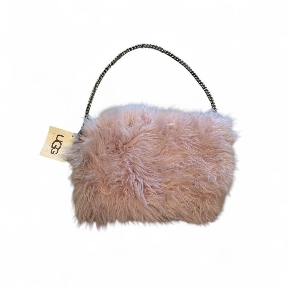 Rare Pink Ugg Fluff Momma Purse NWT